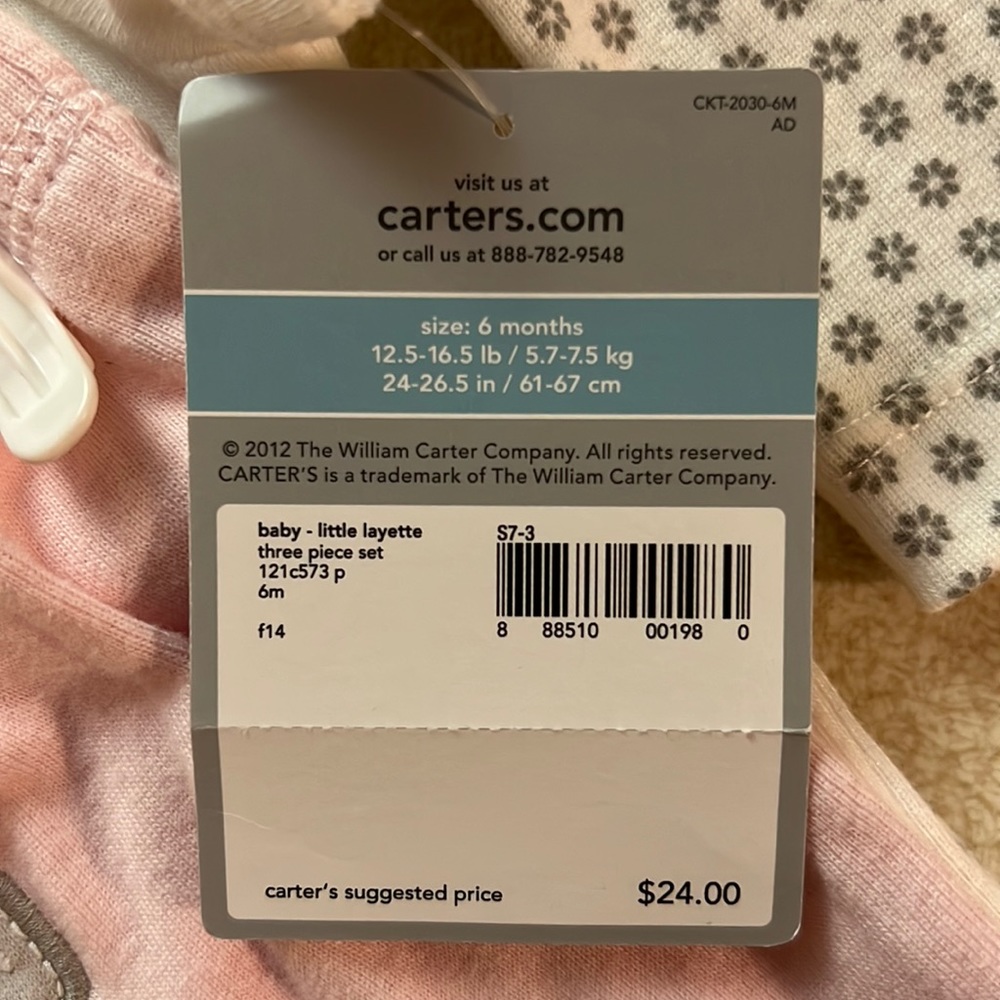 Carters 6 month girls outfit